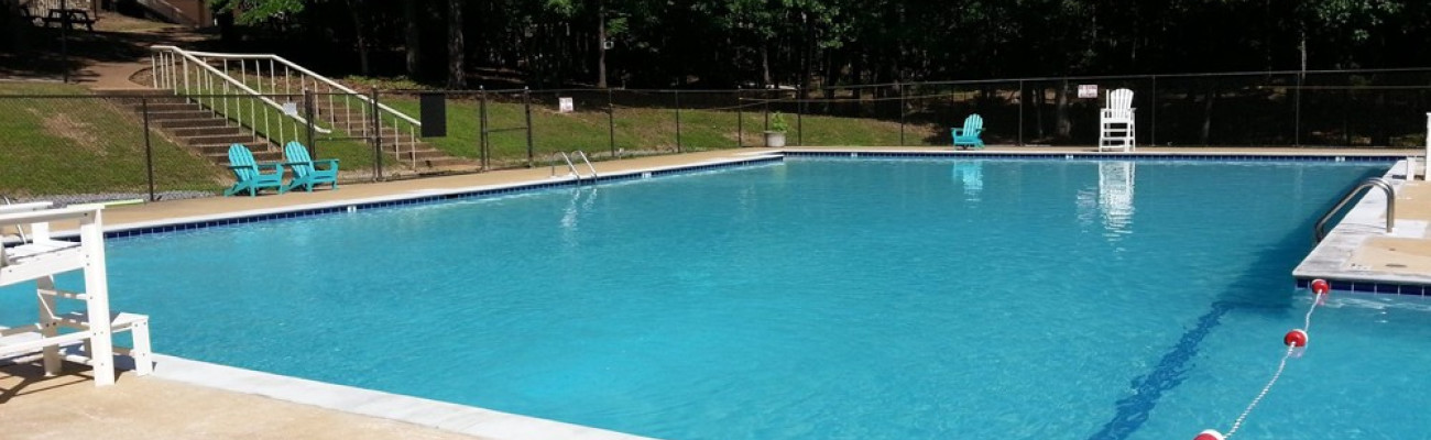 Remodeled concrete pool at 4-H Center in Columbiana, Al 