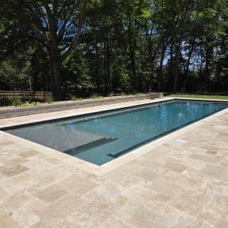 Stunning Gunite Pool with Pickleball Court And LED Lighting