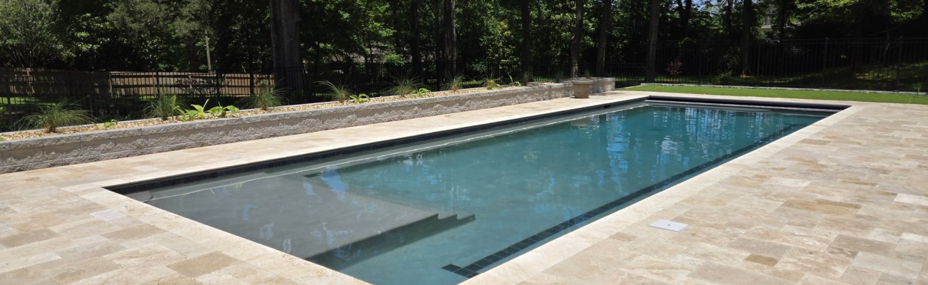 Stunning Gunite Pool with Pickleball Court And LED Lighting