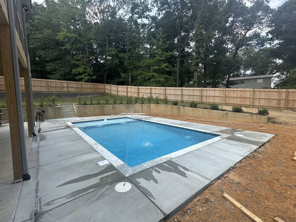 New Pool with Concrete Deck – Moody, AL