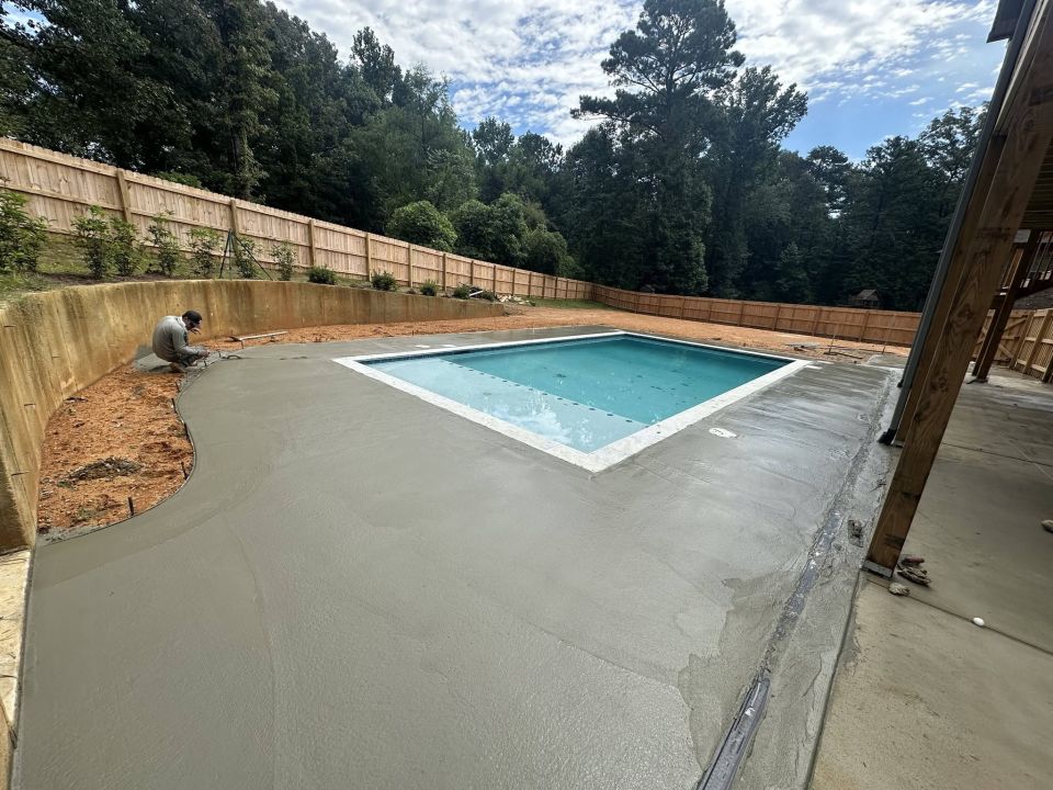 New Pool with Concrete Deck – Moody, AL
