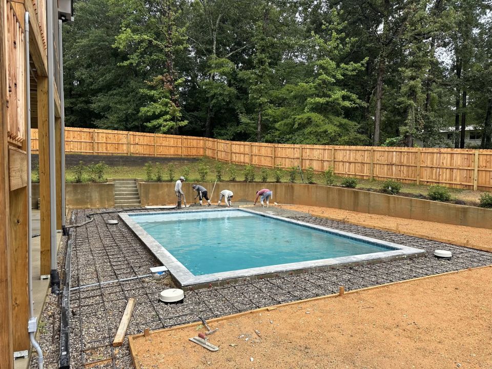 New Pool with Concrete Deck – Moody, AL