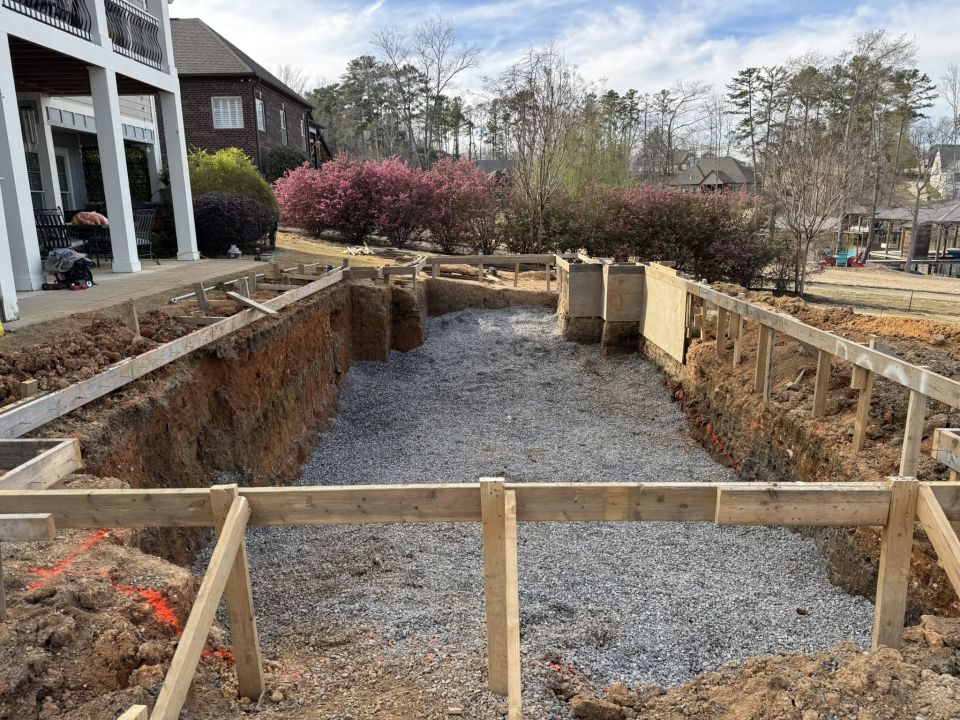 Lakefront Pool Build on Logan Martin Lake