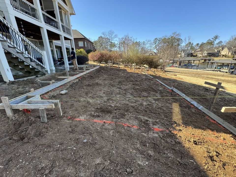 Lakefront Pool Build on Logan Martin Lake