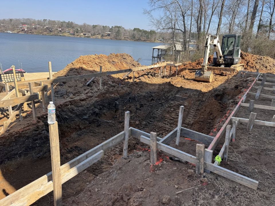 Lakefront Pool Build on Logan Martin Lake