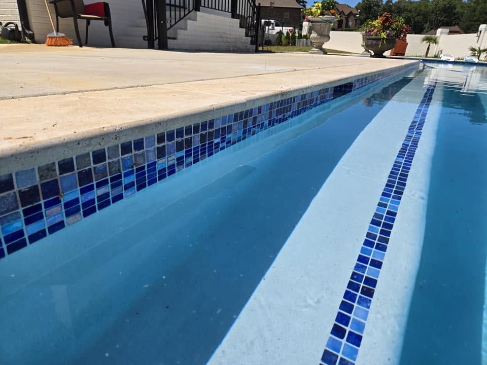 Custom Vinyl Pool with Slide and Spa – Morris, AL