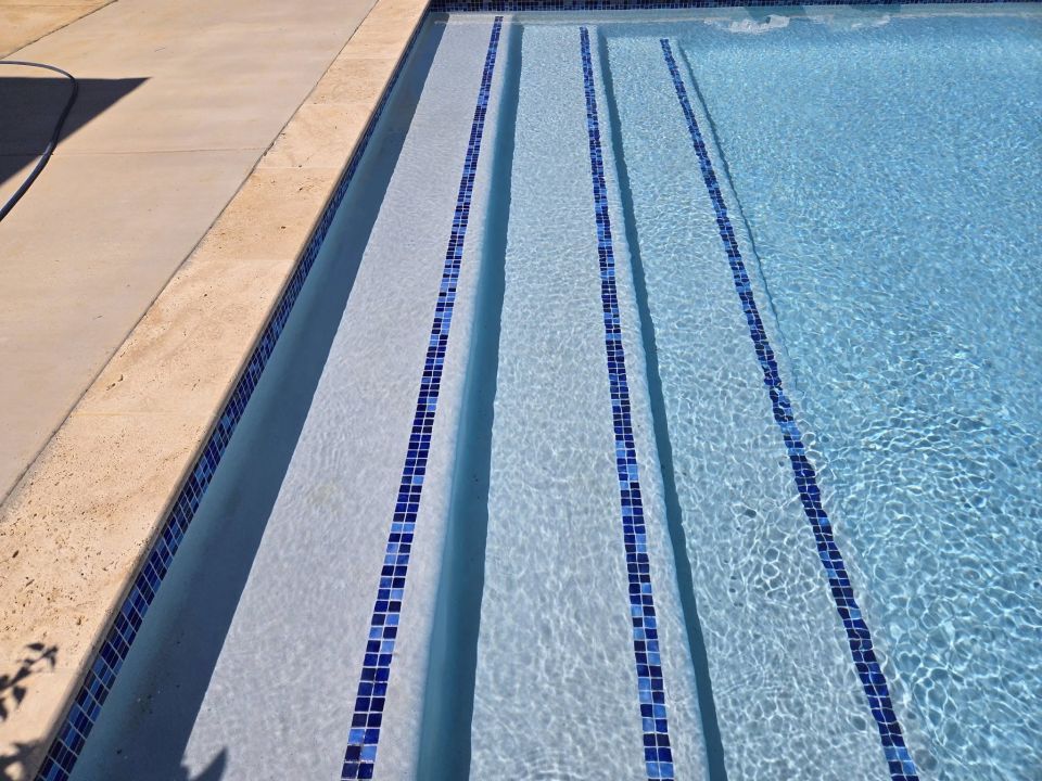Custom Vinyl Pool with Slide and Spa – Morris, AL