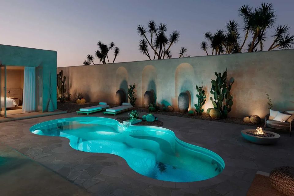 Latham Axiom 12 fiberglass pool
