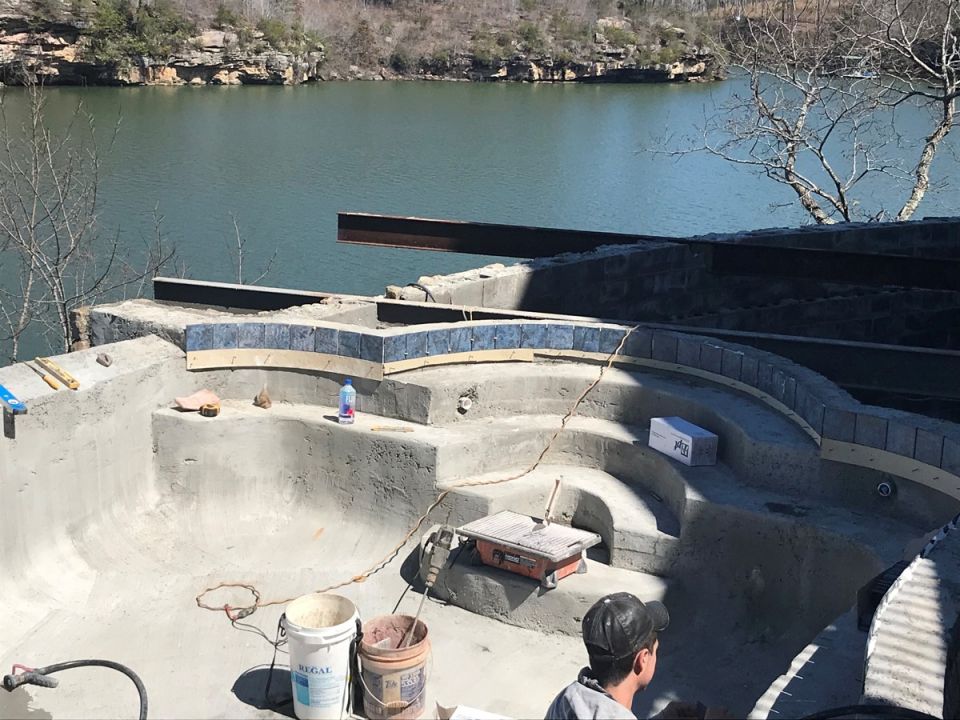 Gunite Infinity Pool – Smith Lake, AL